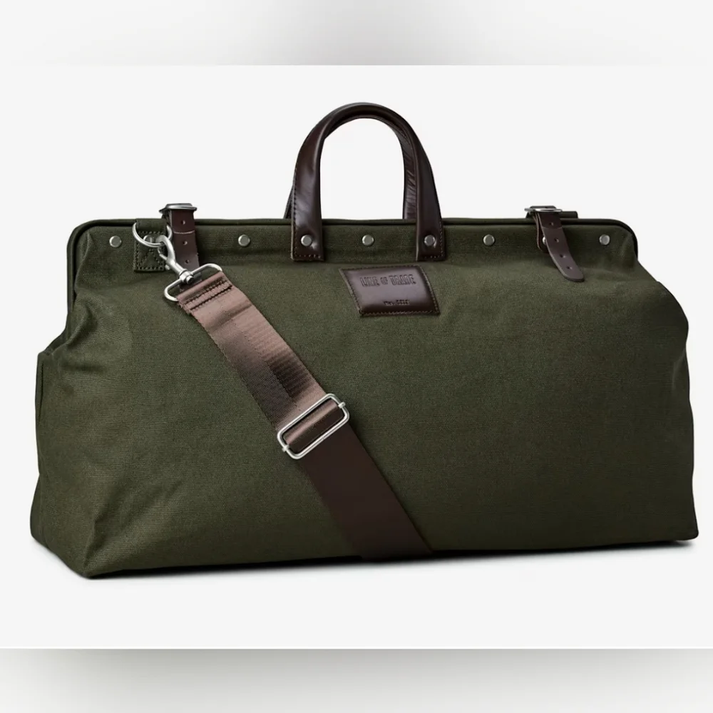 Line of Trade Weekend olive Green Canvas Men's Weekend Bag